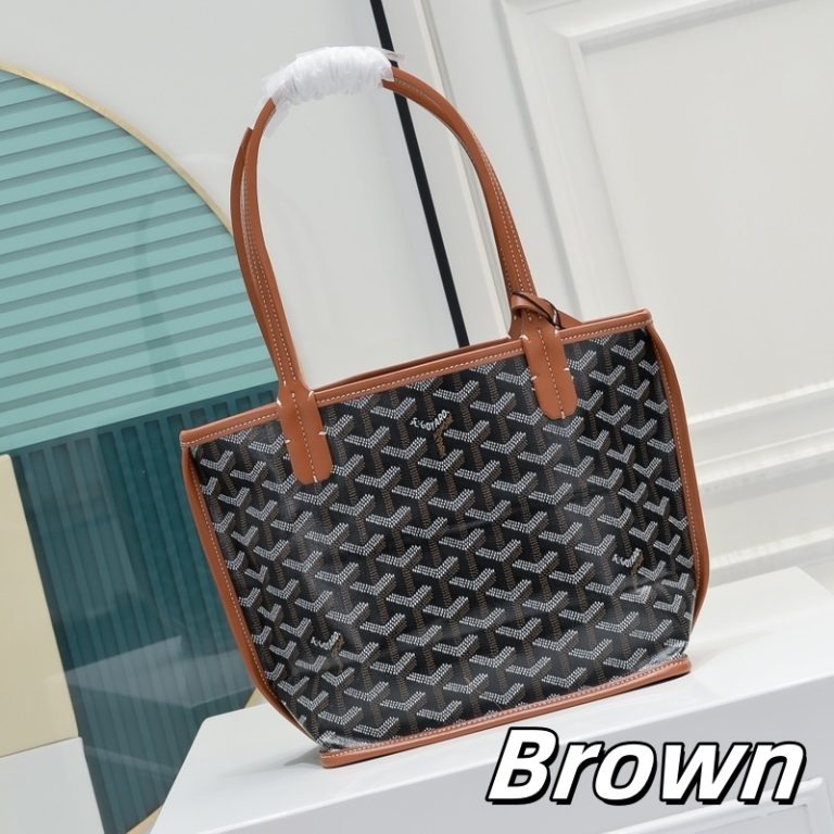 Goyard Best Quality Women Tote Handbag Double-sided Mini Shoulder Bag Dogtooth Pattern 30cm LB178 (11)