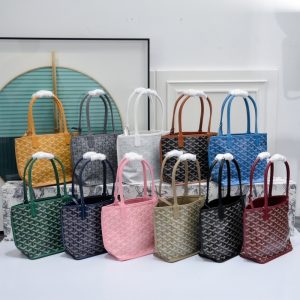 Goyard Best Quality Women Tote Handbag Double-sided Mini Shoulder Bag Dogtooth Pattern 30cm LB178