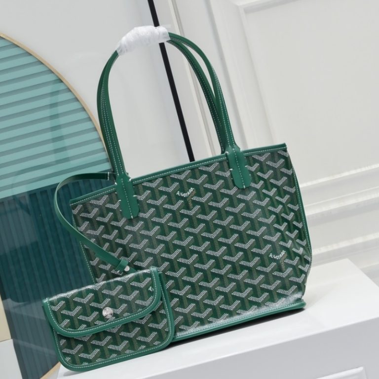 Goyard Best Quality Women Tote Handbag Double-sided Mini Shoulder Bag Dogtooth Pattern 30cm LB178 (6)