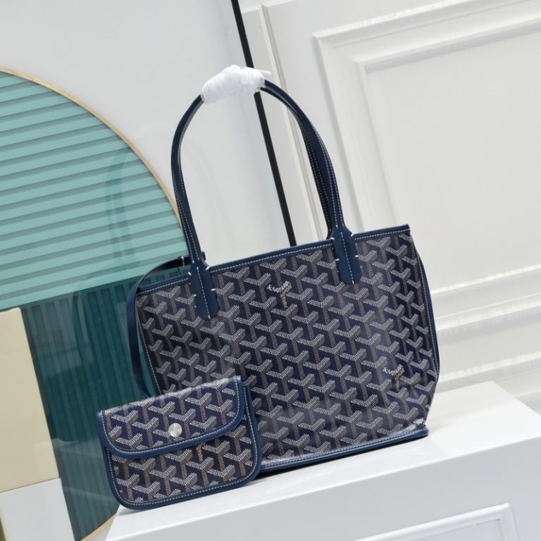 Goyard Best Quality Women Tote Handbag Double-sided Mini Shoulder Bag Dogtooth Pattern 30cm LB178 (7)