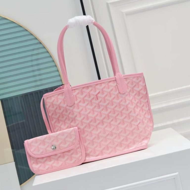 Goyard Best Quality Women Tote Handbag Double-sided Mini Shoulder Bag Dogtooth Pattern 30cm LB178 (8)