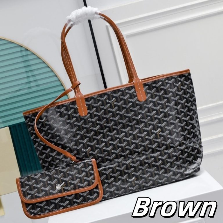 Goyard Best Quality Women Tote Handbag Double-sided Mini Shoulder Bag Dogtooth Pattern 47cm55cm LB179 (4)