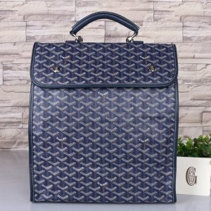 Goyard High Quality Dogtooth Pattern Backpack Drawstring Handle Multiple Pockets Large Capacity 32x14x37cm LB190