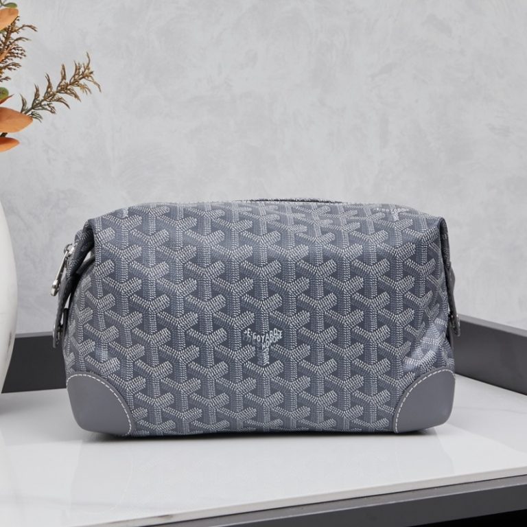Goyard High Quality Women Cosmetic bag toiletry bag clutch bag Dogtooth Pattern 24x14x10cm LB184 (1)