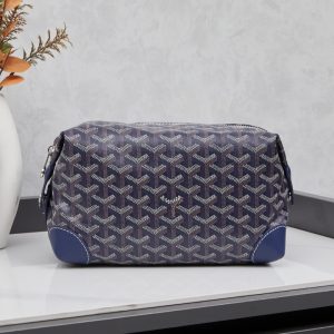 Goyard High Quality Women Cosmetic bag toiletry bag clutch bag Dogtooth Pattern 24x14x10cm LB184