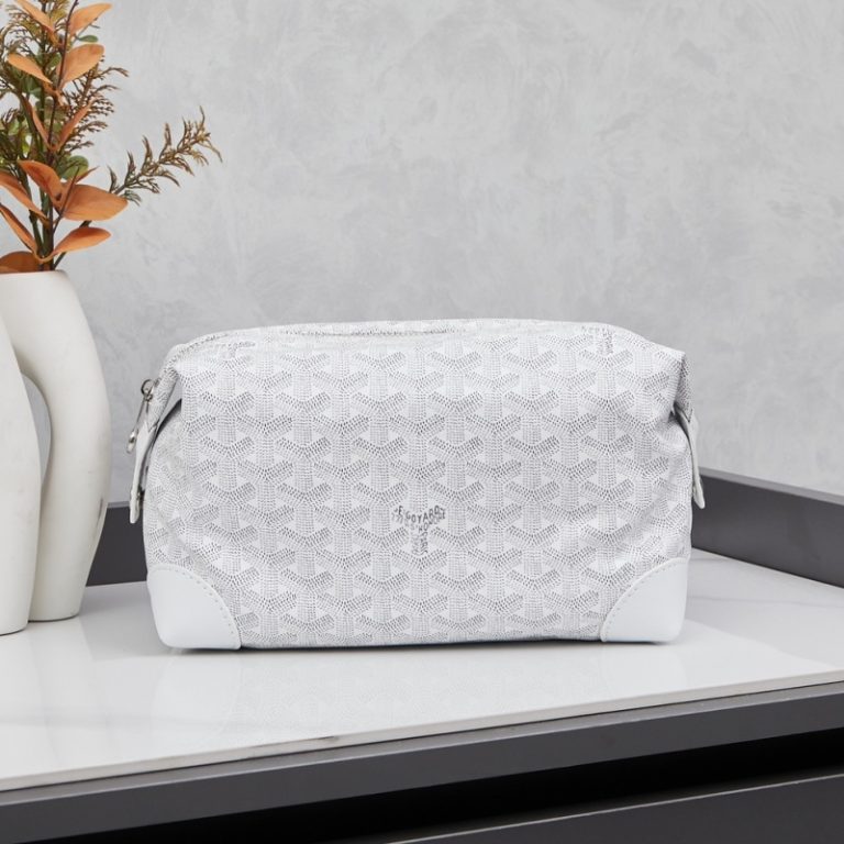 Goyard High Quality Women Cosmetic bag toiletry bag clutch bag Dogtooth Pattern 24x14x10cm LB184 (3)