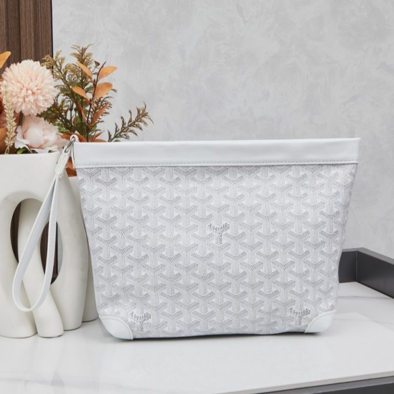 Goyard High Quality Women Man Clutch zipper small capacity Dogtooth Pattern 24x32x22cm LB185 (10)