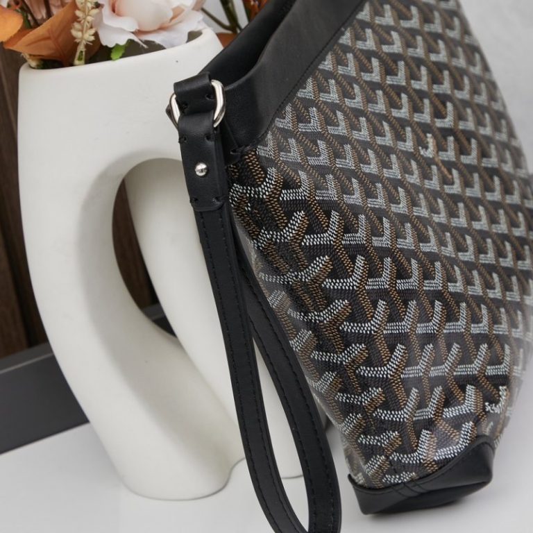 Goyard High Quality Women Man Clutch zipper small capacity Dogtooth Pattern 24x32x22cm LB185 (12)