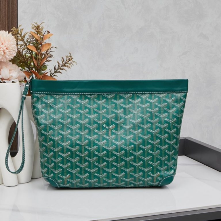 Goyard High Quality Women Man Clutch zipper small capacity Dogtooth Pattern 24x32x22cm LB185 (4)