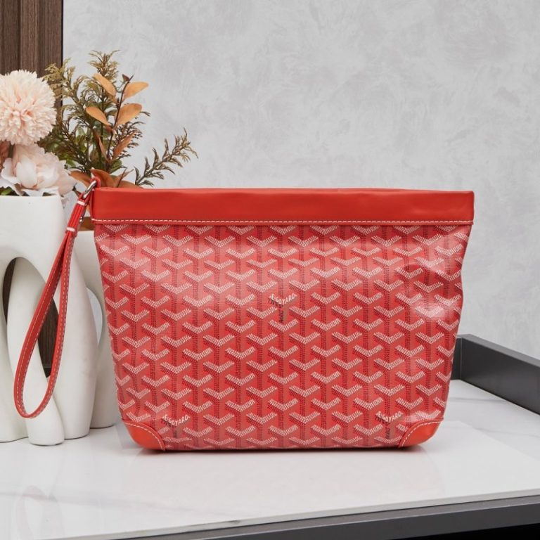 Goyard High Quality Women Man Clutch zipper small capacity Dogtooth Pattern 24x32x22cm LB185 (5)