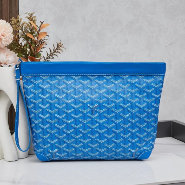 Goyard High Quality Women Man Clutch zipper small capacity Dogtooth Pattern 24x32x22cm LB185 (6)