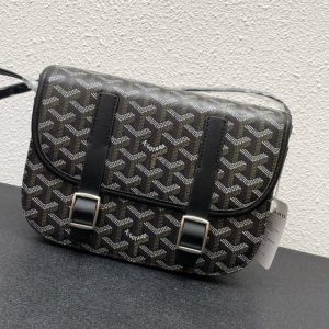 Goyard High Quality Women Man Flap messenger bag small capacity Shoulder Strap Dogtooth Pattern 25x10x18cm LB188
