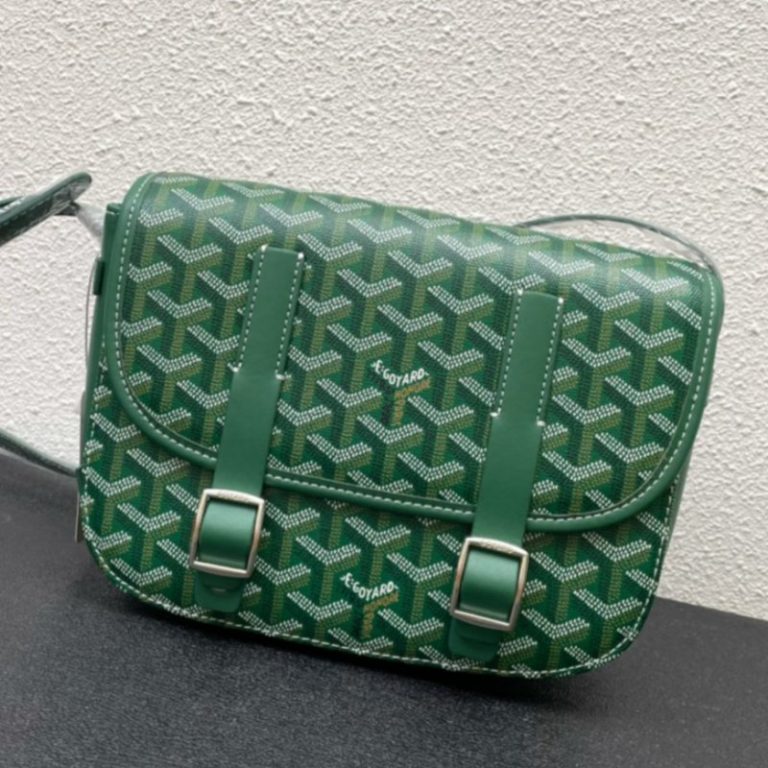 Goyard High Quality Women Man Flap messenger bag small capacity Shoulder Strap Dogtooth Pattern 25x10x18cm LB188 (10)