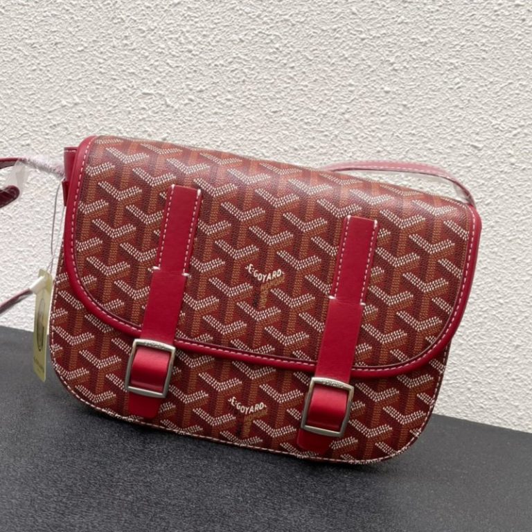Goyard High Quality Women Man Flap messenger bag small capacity Shoulder Strap Dogtooth Pattern 25x10x18cm LB188 (14)