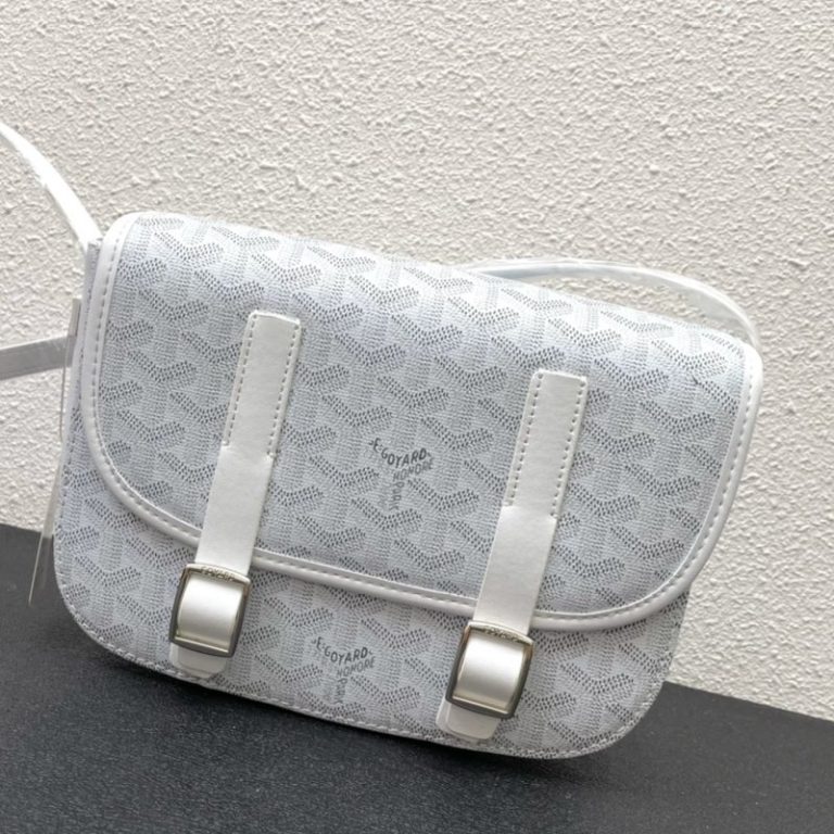 Goyard High Quality Women Man Flap messenger bag small capacity Shoulder Strap Dogtooth Pattern 25x10x18cm LB188 (2)