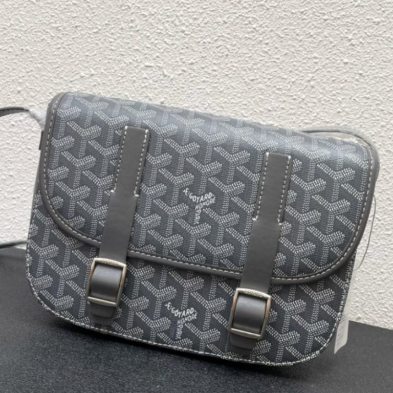 Goyard High Quality Women Man Flap messenger bag small capacity Shoulder Strap Dogtooth Pattern 25x10x18cm LB188 (4)