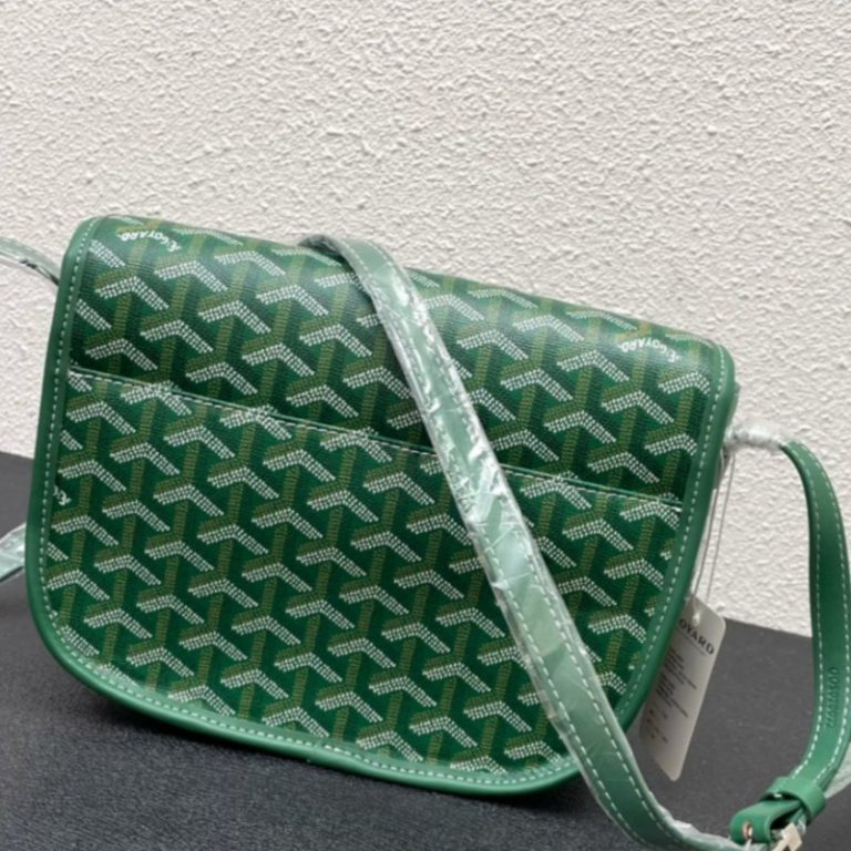 Goyard High Quality Women Man Flap messenger bag small capacity Shoulder Strap Dogtooth Pattern 25x10x18cm LB188 (5)