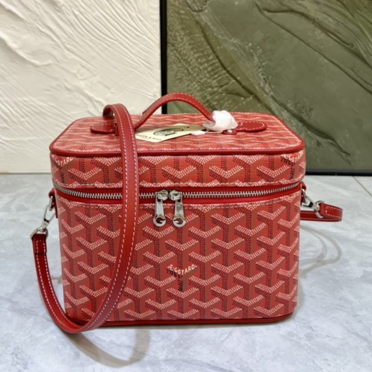 Goyard High Quality Women Man Small camera bag zipper small capacity Dogtooth Pattern 21x15x14cm LB186 (13)