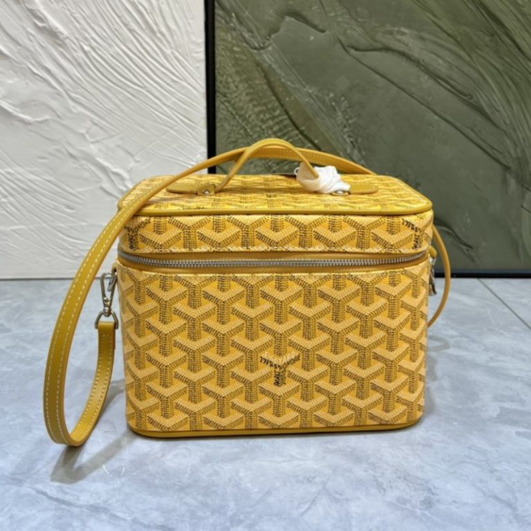 Goyard High Quality Women Man Small camera bag zipper small capacity Dogtooth Pattern 21x15x14cm LB186 (2)