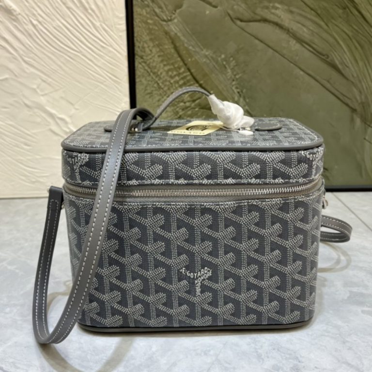 Goyard High Quality Women Man Small camera bag zipper small capacity Dogtooth Pattern 21x15x14cm LB186 (7)