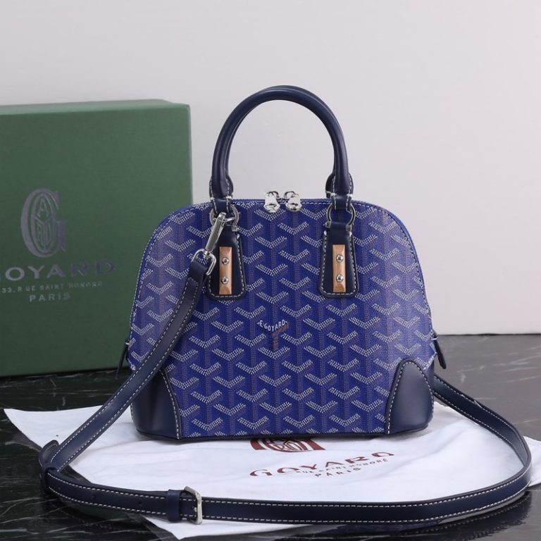 Goyard High Quality Women Shell Tote Zipper Crossbody Bag Long Shoulder Strap Dogtooth Pattern 23x18x10cm LB187 (1)