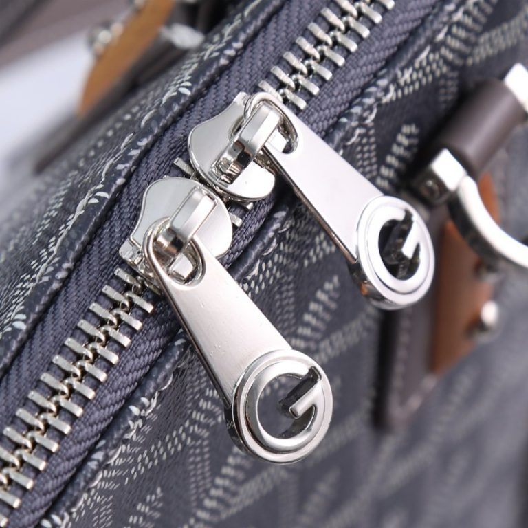Goyard High Quality Women Shell Tote Zipper Crossbody Bag Long Shoulder Strap Dogtooth Pattern 23x18x10cm LB187 (12)