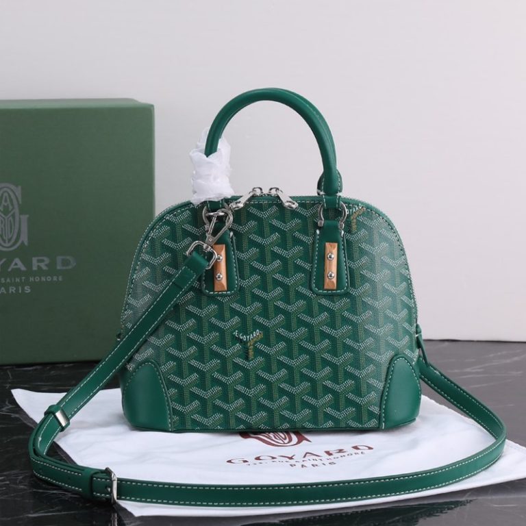Goyard High Quality Women Shell Tote Zipper Crossbody Bag Long Shoulder Strap Dogtooth Pattern 23x18x10cm LB187 (2)