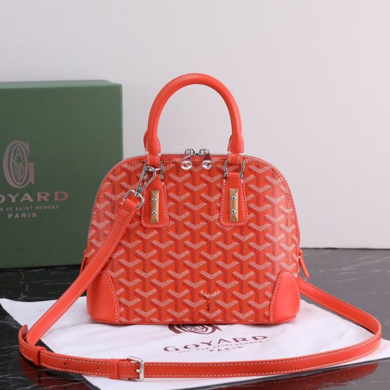 Goyard High Quality Women Shell Tote Zipper Crossbody Bag Long Shoulder Strap Dogtooth Pattern 23x18x10cm LB187 (4)