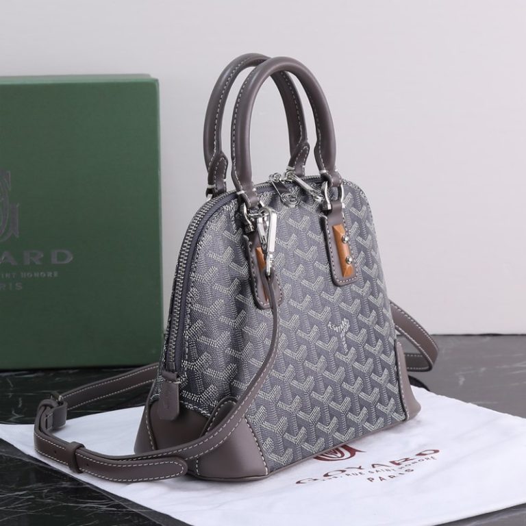 Goyard High Quality Women Shell Tote Zipper Crossbody Bag Long Shoulder Strap Dogtooth Pattern 23x18x10cm LB187 (8)