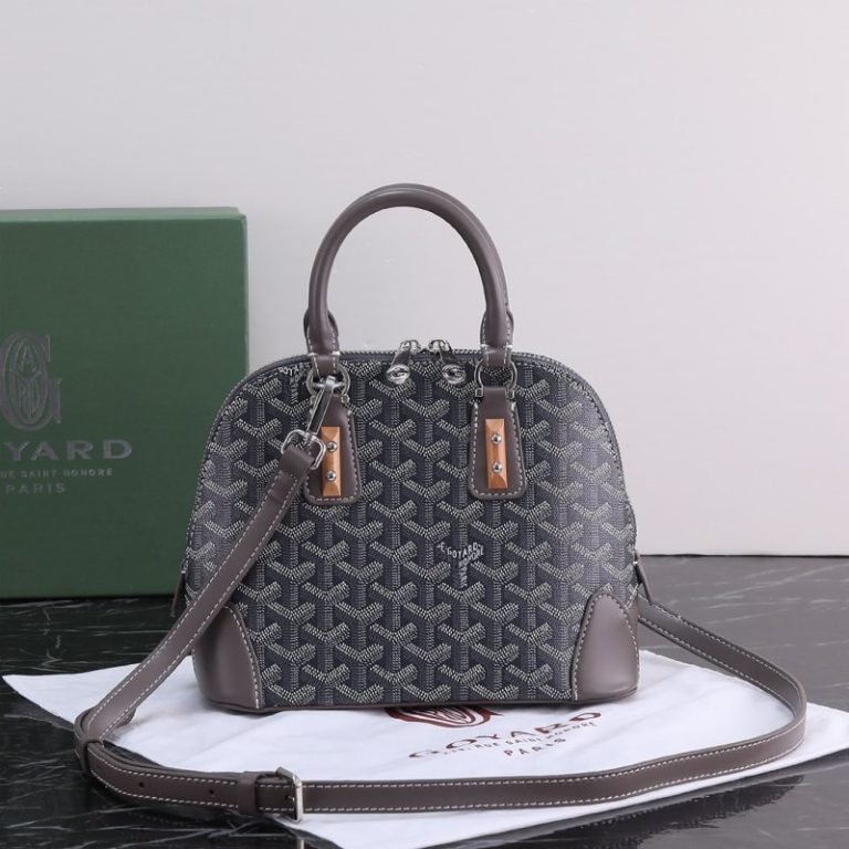 Goyard High Quality Women Shell Tote Zipper Crossbody Bag Long Shoulder Strap Dogtooth Pattern 23x18x10cm LB187 (9)
