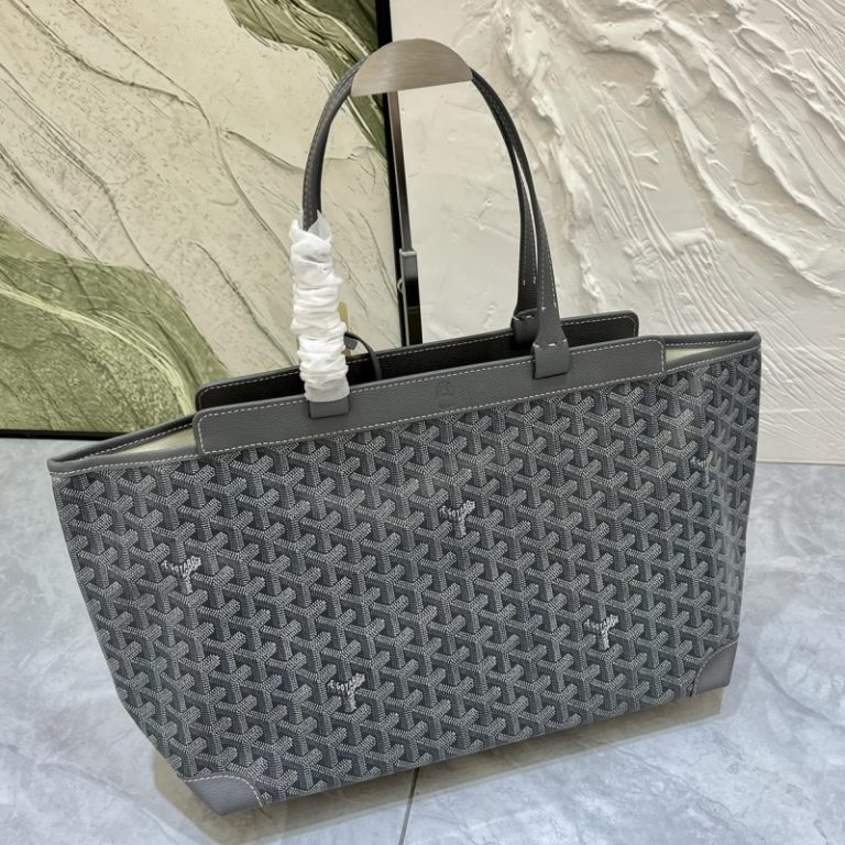 Goyard High Quality Women Tote Handbag Double-sided Mini Shoulder Bag Dogtooth Pattern 35x26x16cm LB183 (4)
