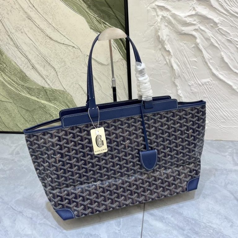Goyard High Quality Women Tote Handbag Double-sided Mini Shoulder Bag Dogtooth Pattern 35x26x16cm LB183 (7)