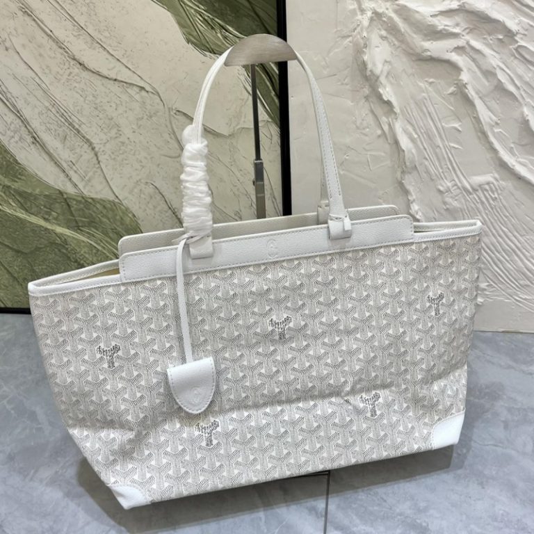 Goyard High Quality Women Tote Handbag Double-sided Mini Shoulder Bag Dogtooth Pattern 35x26x16cm LB183 (9)