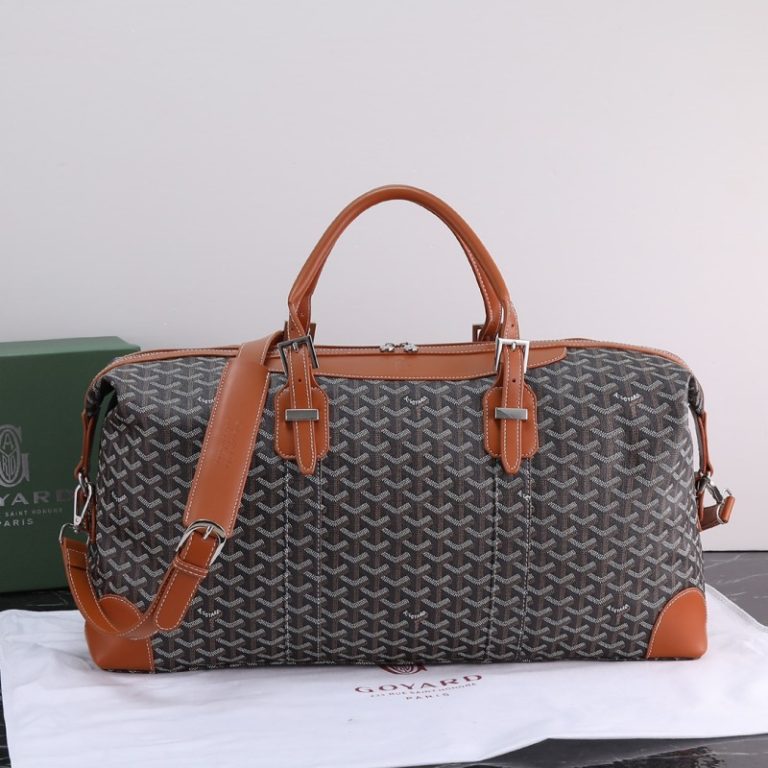 Goyard High Quality Women Travel bag messenger handbag large capacity Dogtooth Pattern 45x30x22cm LB188 (9)