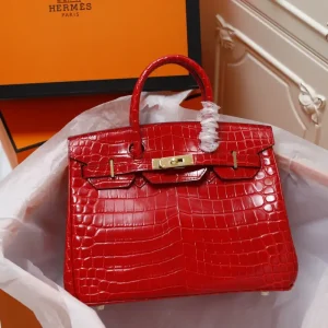 Hermes top quality Birkin Handbag High gloss crocodile pattern 30cm/35cm LB203