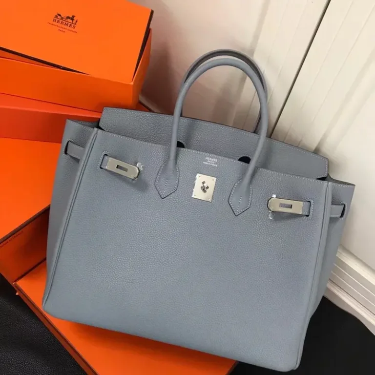 Hermes Etain Epson Birkin Handbag-1