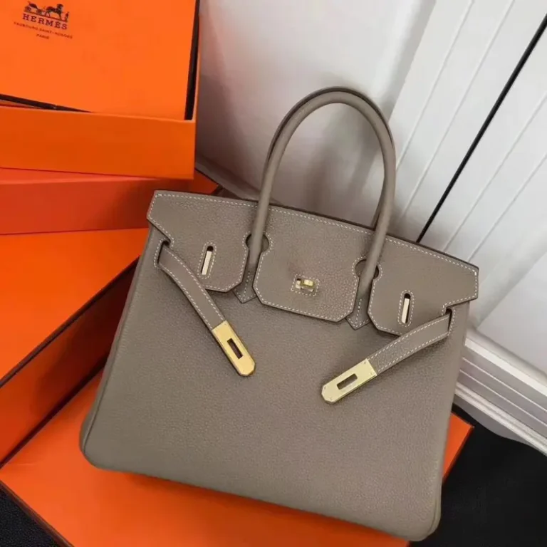 Hermes Etain Epson Birkin Handbag-1