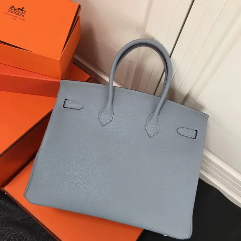 Hermes Etain Epson Birkin Handbag-2