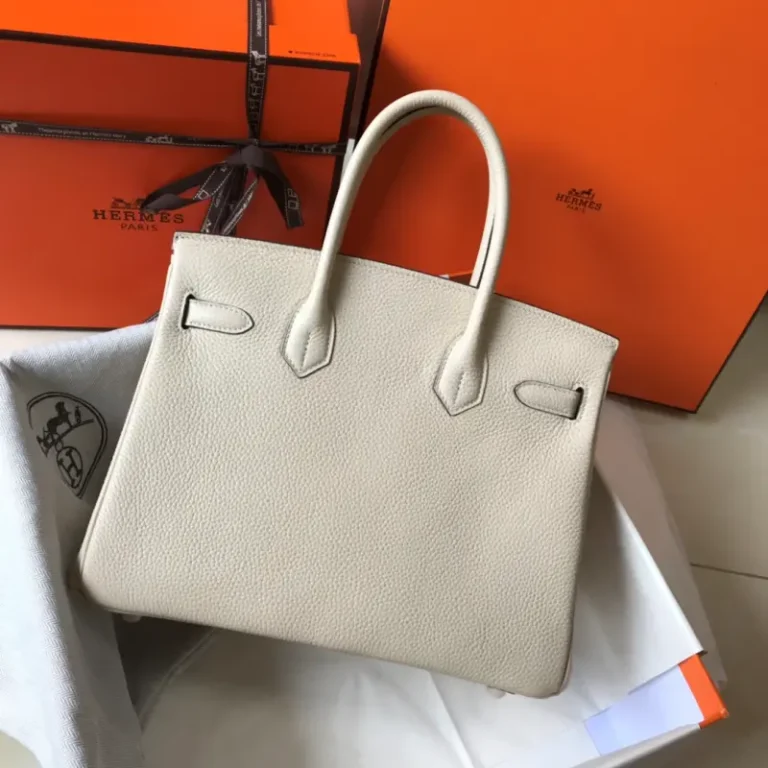 Hermes Etain Epson Birkin Handbag-2