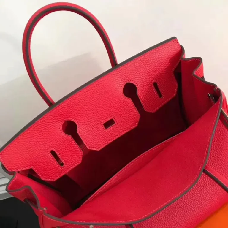 Hermes Etain Epson Birkin Handbag-3