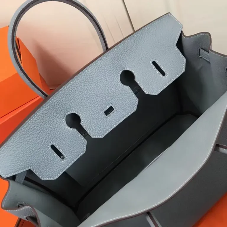 Hermes Etain Epson Birkin Handbag-4
