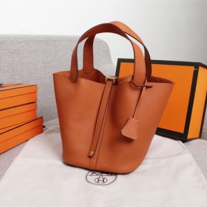 Hermes top quality Taurillon Clemence Picotin Lock bag 18cm/22cm LB212