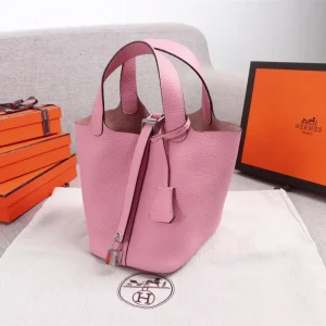 Hermes top quality Taurillon Clemence Picotin Lock bag 18cm/22cm LB209