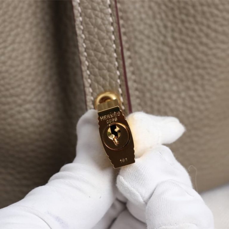 Hermes Taurillon Clemence Picotin Lock bag-3