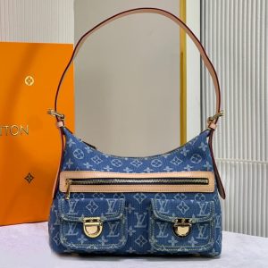 LV Louis Vuitton high quality Cool denim collection Women shoulder bag 30*10*19 LB141