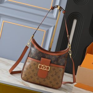 Louis Vuitton high quality Hobo Dauphine Small Handbag 24x27x11CM LB137
