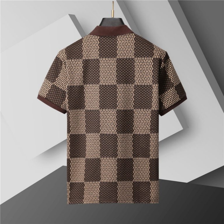 Louis Vuitton Large logo Short Sleeve Polo Shirt-3
