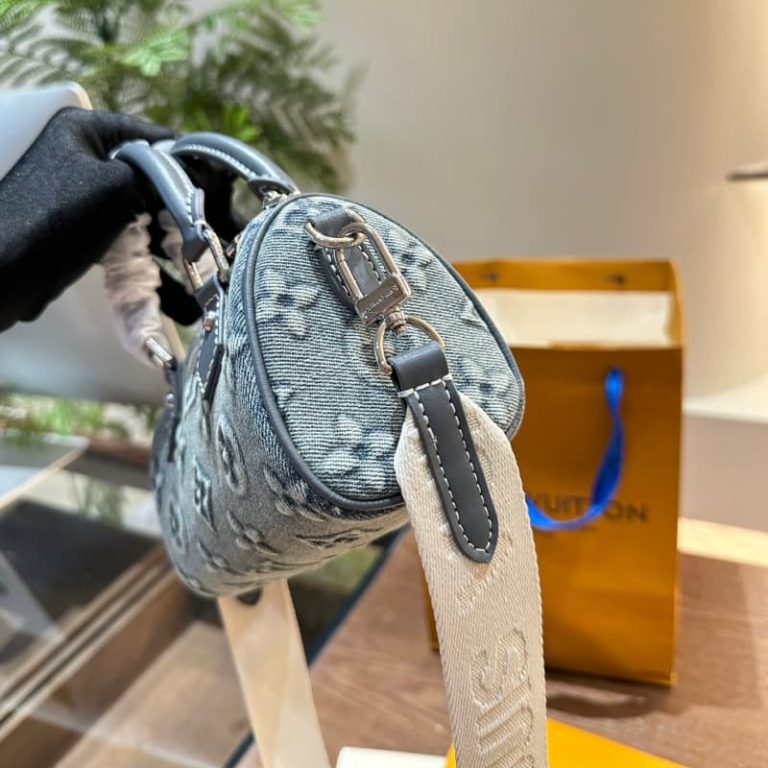 Louis Vuitton Nano Speedy Monogram Denim handbag-2
