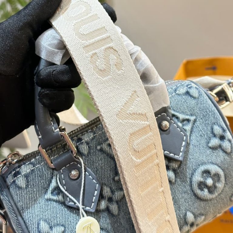 Louis Vuitton Nano Speedy Monogram Denim handbag-3