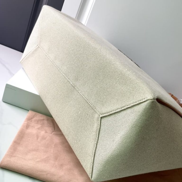 MiuiMiui Handbag Canvas Patchwork Leather Show Model Underarm Bag-3